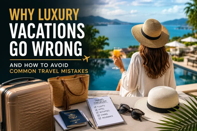 Why Luxury Vacations Go Wrong and How to Avoid Common Travel Mistakes