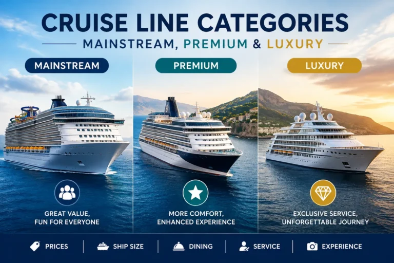 Cruise Line Categories Explained: Mainstream, Premium & Luxury