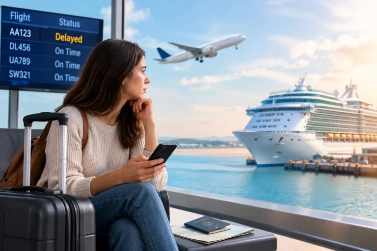 Flight Delayed Before Your Cruise? What to Do Next