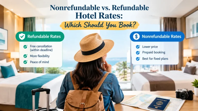 Non Refundable vs. Refundable Hotel Rates: Which Should You Book?